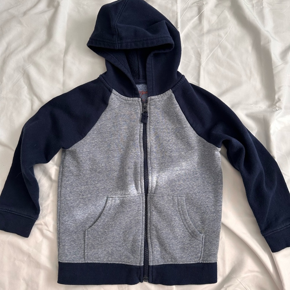 Boys Cat and Jack zip up hoodie